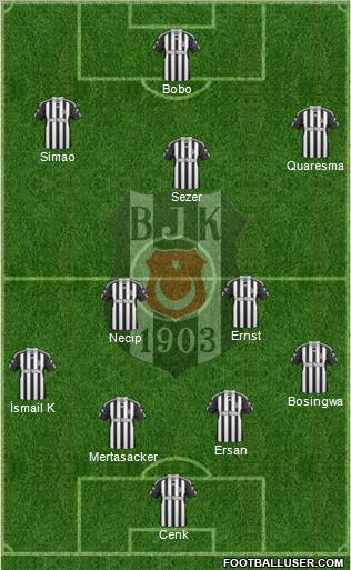 Besiktas JK Formation 2011