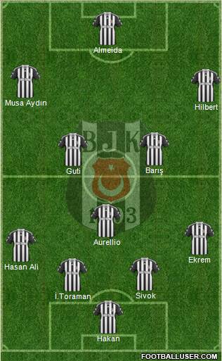 Besiktas JK Formation 2011