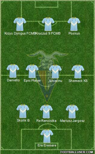 C.F. Badalona Formation 2011