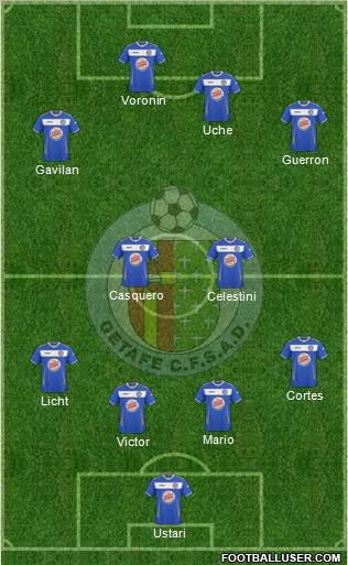 Getafe C.F., S.A.D. Formation 2011