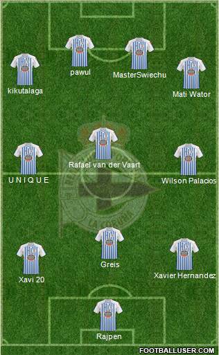 R.C. Deportivo de La Coruña S.A.D. Formation 2011