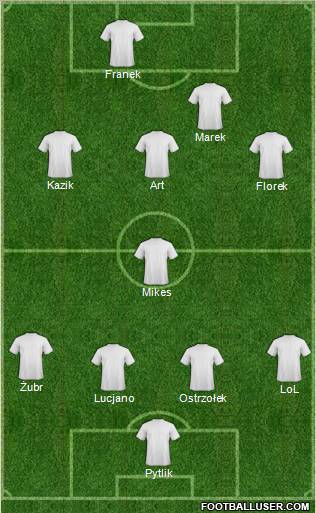 Pro Evolution Soccer Team Formation 2011