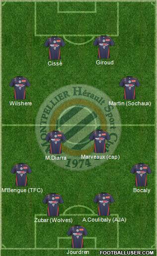 Montpellier Hérault Sport Club Formation 2011