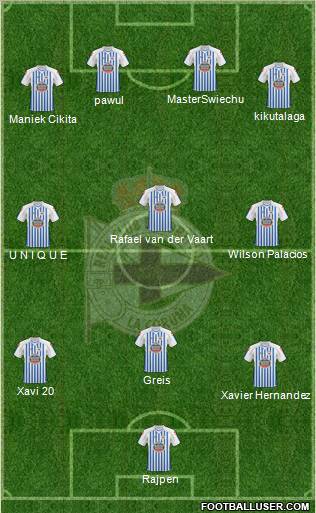 R.C. Deportivo de La Coruña S.A.D. Formation 2011