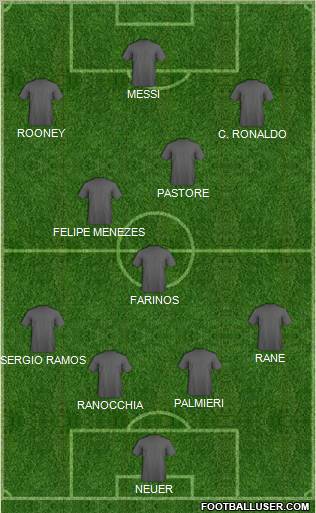 Pro Evolution Soccer Team Formation 2011