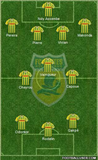 FC Nantes football formation