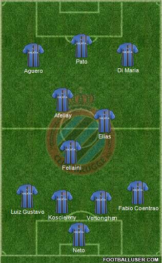 Club Brugge KV Formation 2011