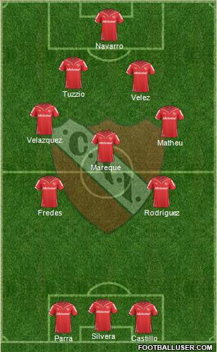 Independiente Formation 2011
