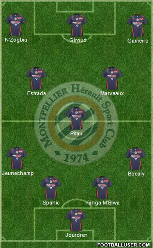 Montpellier Hérault Sport Club Formation 2011