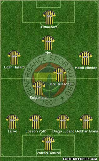 Fenerbahçe SK Formation 2011