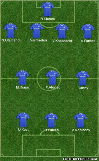 Billericay Town Formation 2011