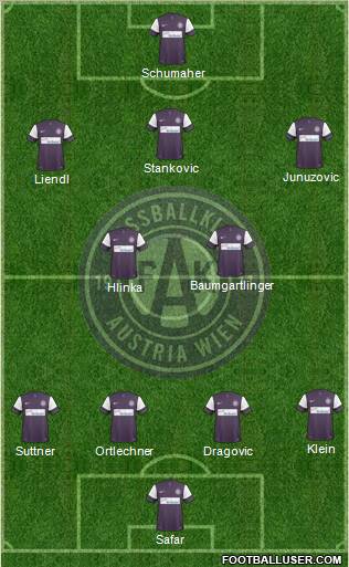 FK Austria Wien Formation 2011