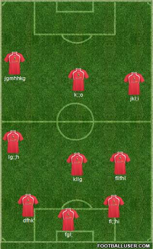 Llanelli AFC Formation 2011