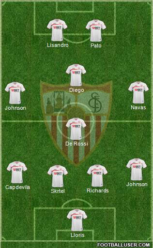 Sevilla F.C., S.A.D. Formation 2011