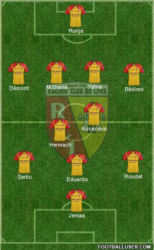 Racing Club de Lens Formation 2011