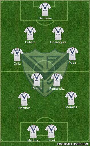 Vélez Sarsfield Formation 2011