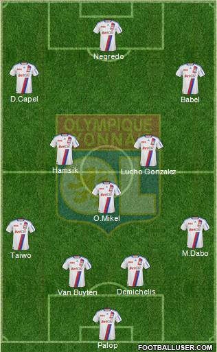 Olympique Lyonnais Formation 2011
