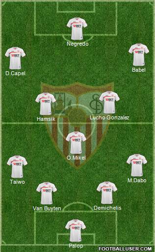 Sevilla F.C., S.A.D. Formation 2011
