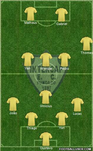 Paraíso EC Formation 2011