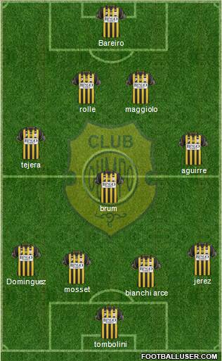 Olimpo de Bahía Blanca football formation