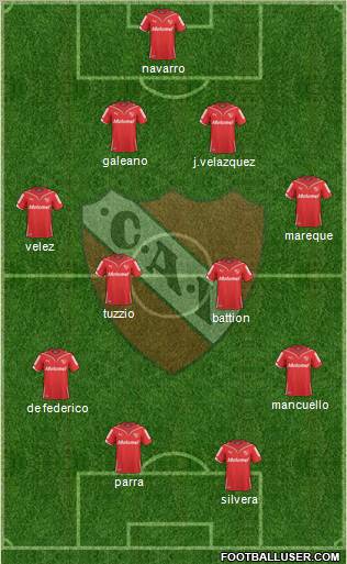 Independiente Formation 2011
