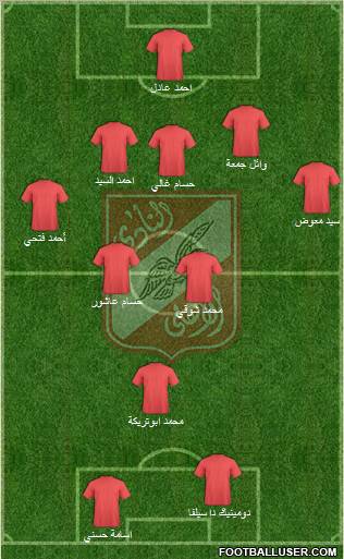 Al-Ahly Sporting Club Formation 2011
