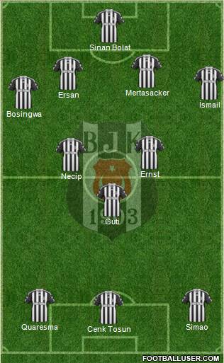 Besiktas JK Formation 2011
