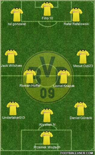 Borussia Dortmund Formation 2011