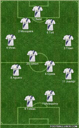 Deportivo Merlo football formation