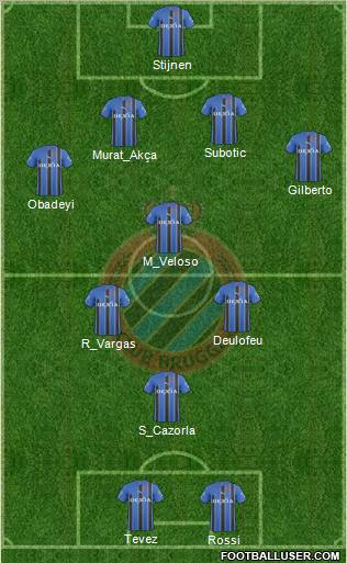 Club Brugge KV Formation 2011