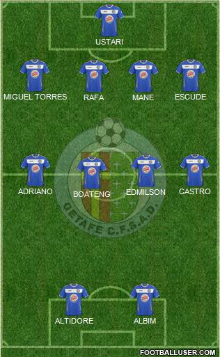 Getafe C.F., S.A.D. Formation 2011