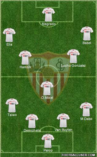 Sevilla F.C., S.A.D. Formation 2011