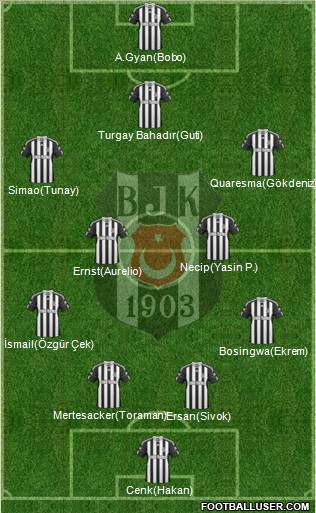Besiktas JK Formation 2011
