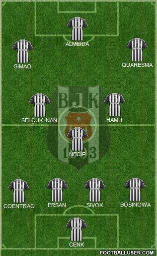 Besiktas JK Formation 2011