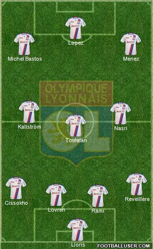 Olympique Lyonnais Formation 2011
