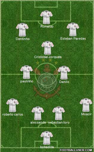SC Corinthians Paulista Formation 2011