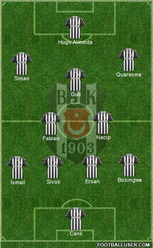 Besiktas JK Formation 2011