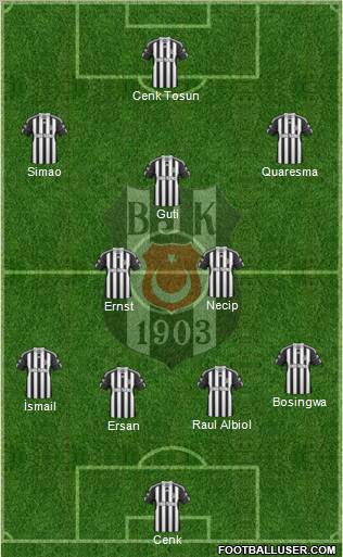 Besiktas JK Formation 2011