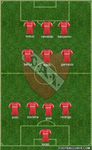 Independiente Formation 2011
