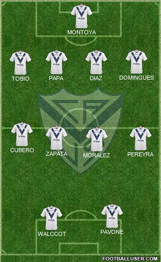 Vélez Sarsfield Formation 2011