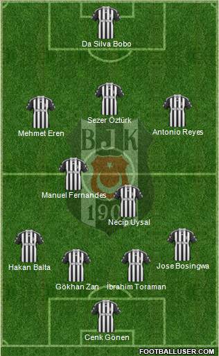 Besiktas JK Formation 2011