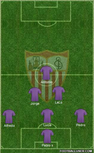 Sevilla F.C., S.A.D. Formation 2011