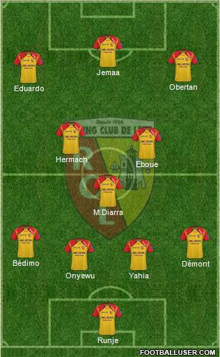 Racing Club de Lens Formation 2011