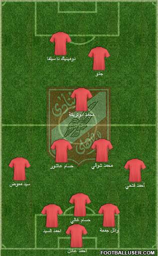 Al-Ahly Sporting Club Formation 2011
