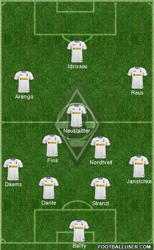 Borussia Mönchengladbach football formation