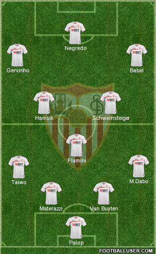 Sevilla F.C., S.A.D. Formation 2011