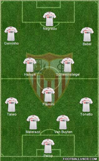 Sevilla F.C., S.A.D. Formation 2011