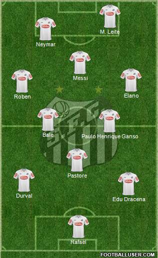 Santos FC Formation 2011