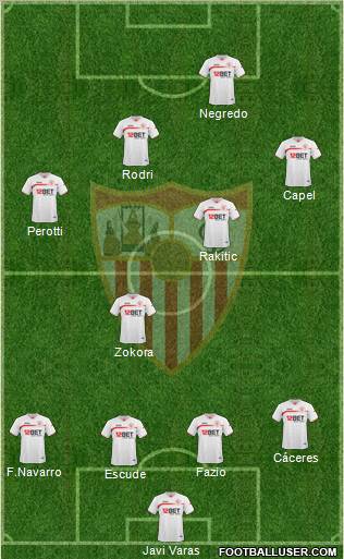Sevilla F.C., S.A.D. Formation 2011