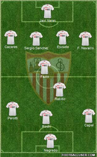 Sevilla F.C., S.A.D. Formation 2011